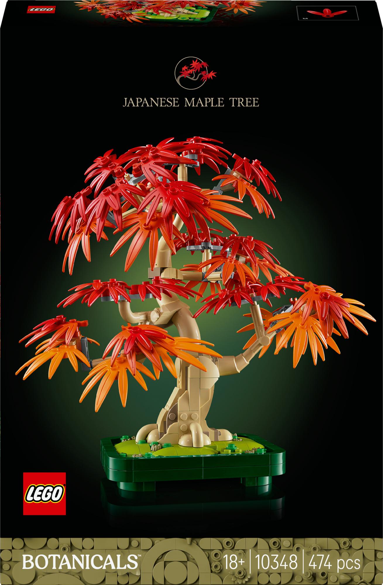 10348 Botanicals Japanese Red Maple   Bonsai Tree Lego