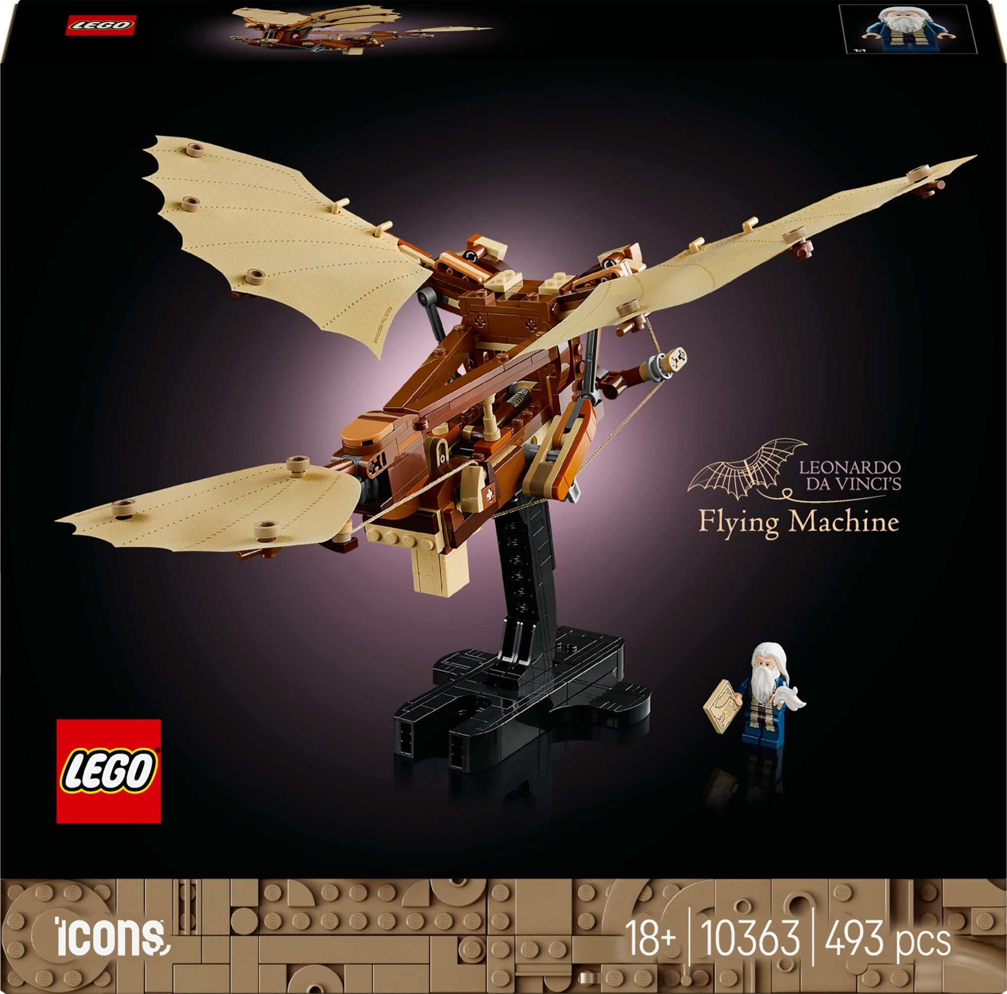 10363 Icons Leonardo Da Vinci's Flying Machine Lego